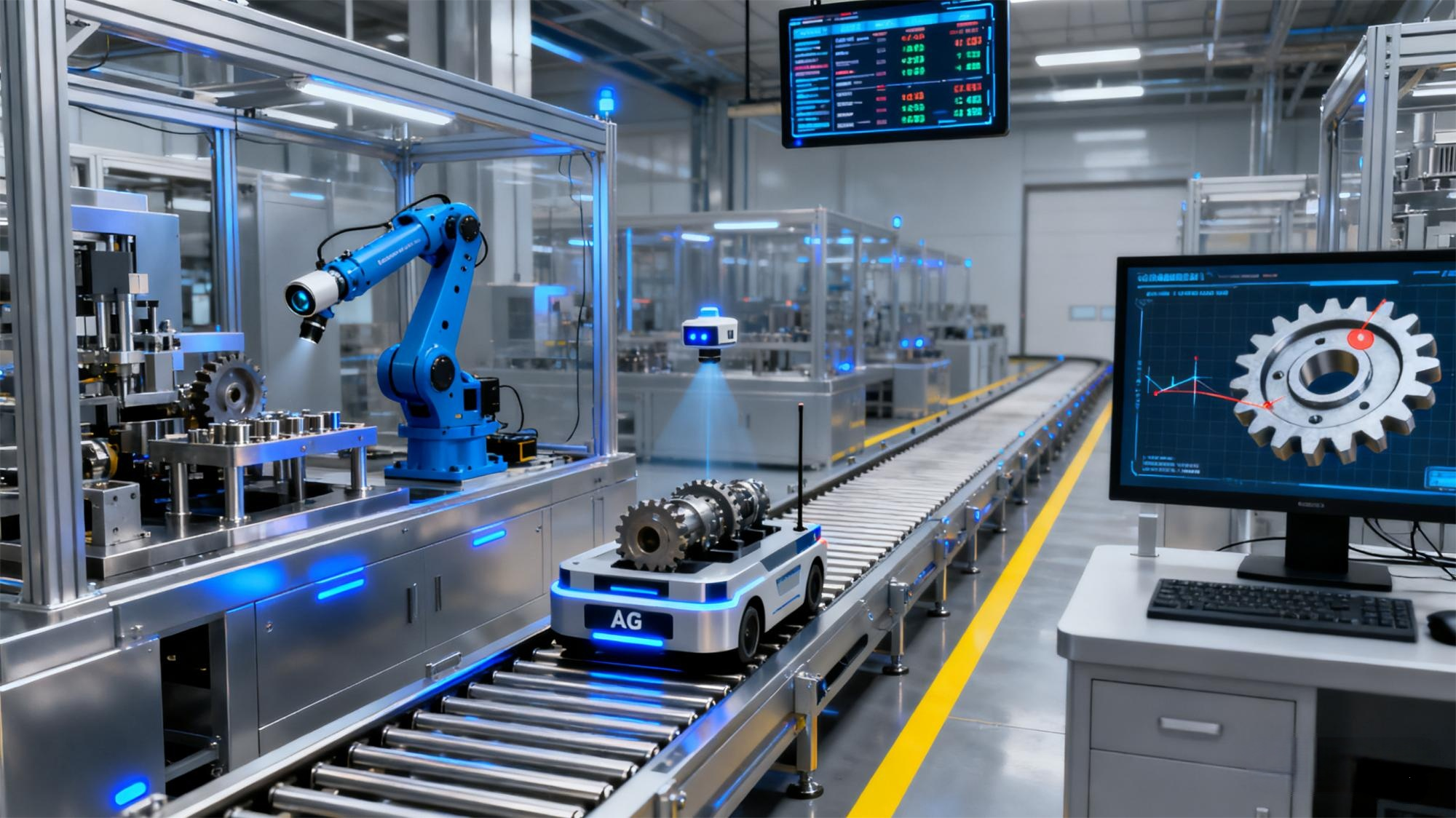 智慧生产场景配图